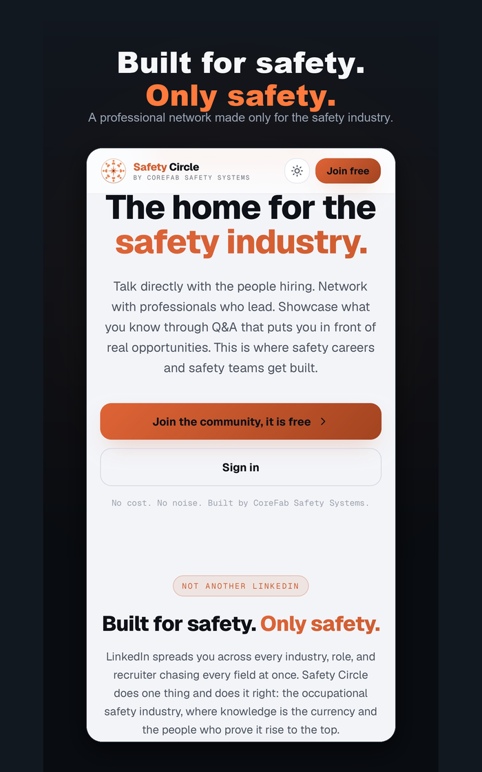 Safety Circle, the home for the safety industry